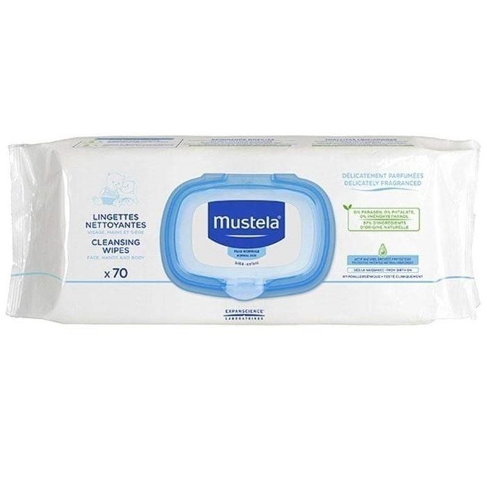 Mustela Cleansing Wipes 70 Adet