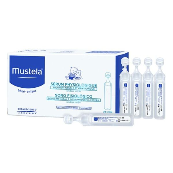 Mustela Physiological Saline Solution (20*5Ml)