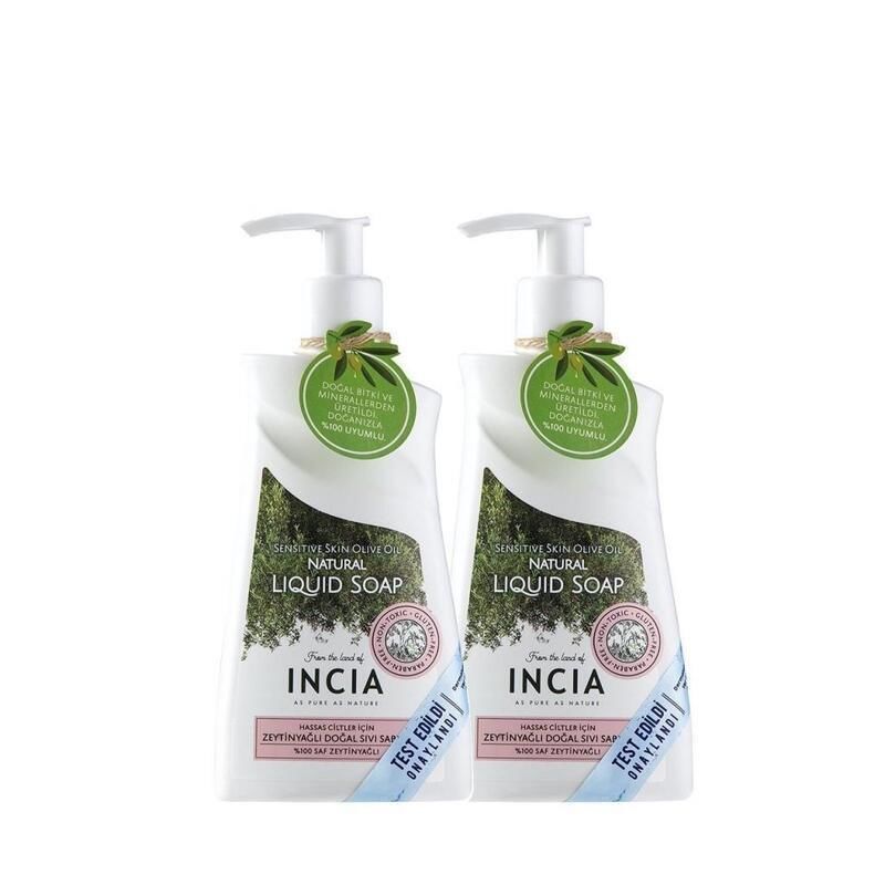 Incia Yoğun Nemlendiricili Sıvı Sabun 2 x 250 ml