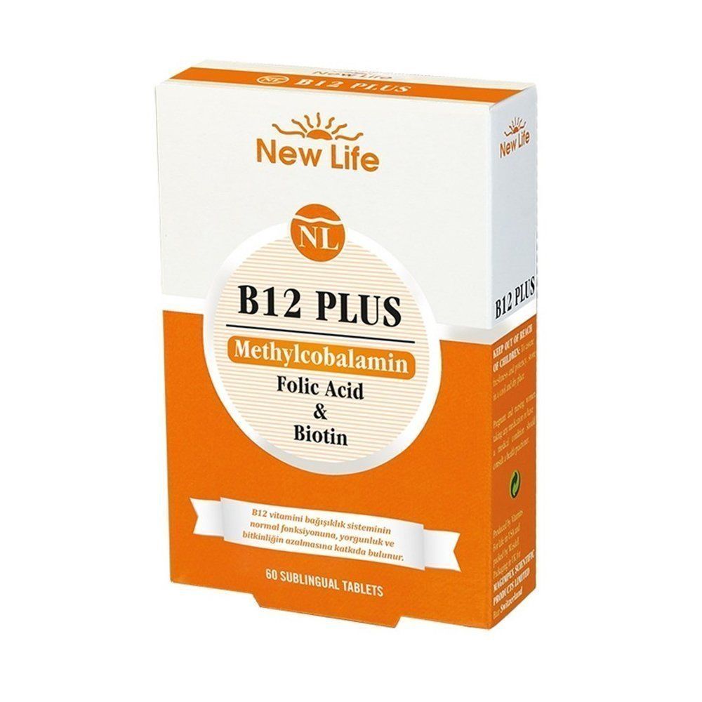 New Life B12 Plus 60 Tablet Gıda Takviyesi