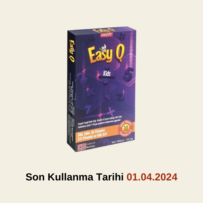 Easy Q Kids 30 Çiğnenebilir Tablet