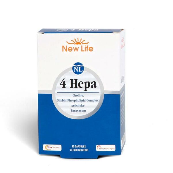 New Life 4 HEPA Takviye Edici Gıda 30 Kapsül