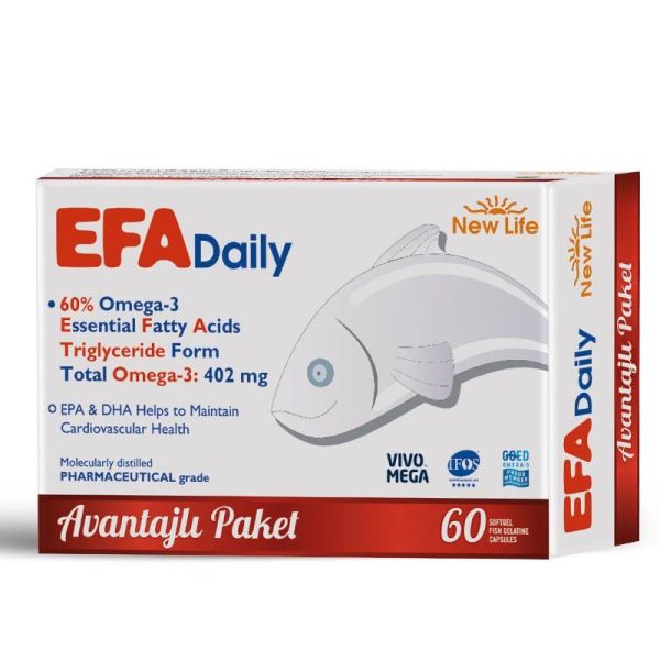 New Life Efa Daily Avantajlı Paket 60 kapsül