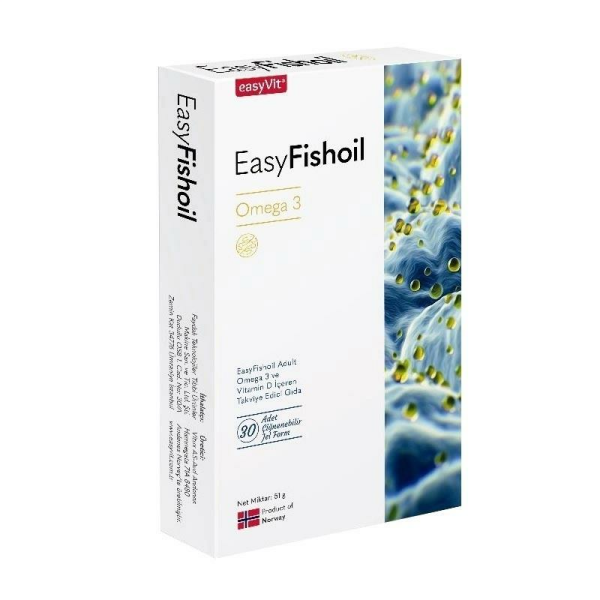 EasyFishoil Omega 3 Yetişkin 30 Çiğnenebilir Jel Tablet