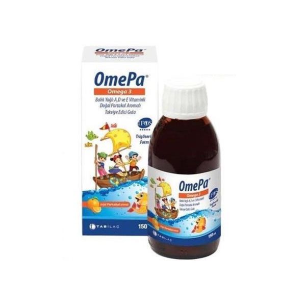 Omepa Omega 3 A-D Ve E Vitamini Portakal Aromalı 150 ml
