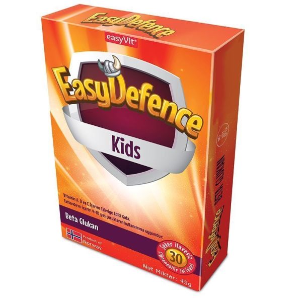 EasyDefence Kids 30 Çiğnenebilir Jel Form