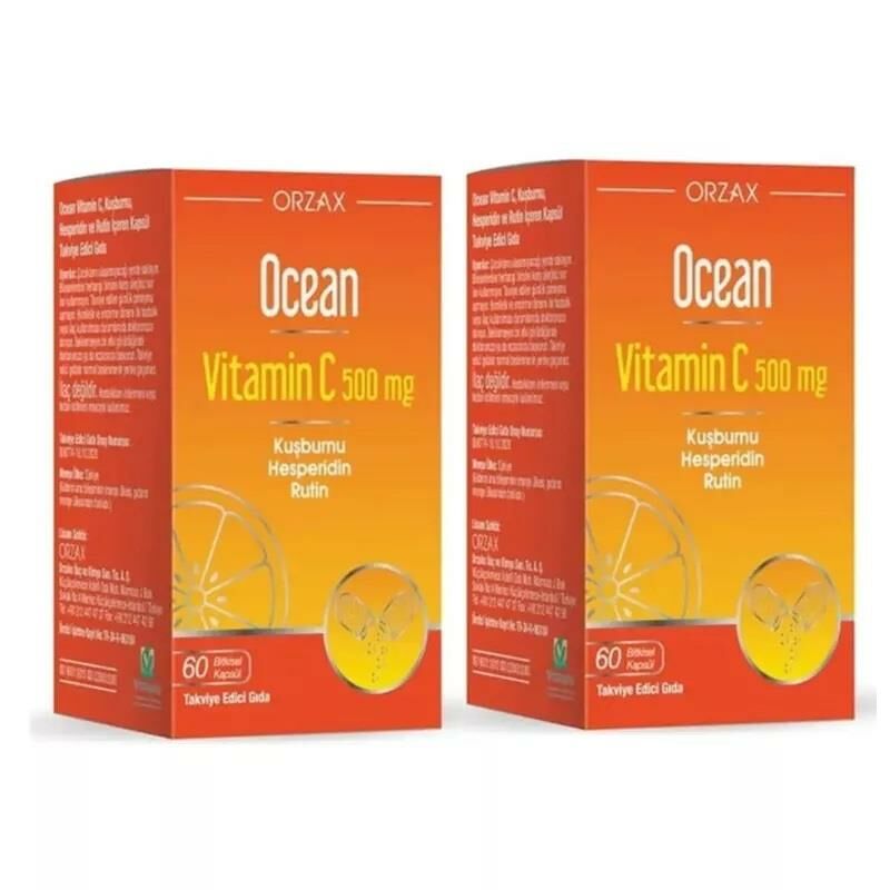 Orzax Ocean Vitamin C 500 Mg 60 Kapsül