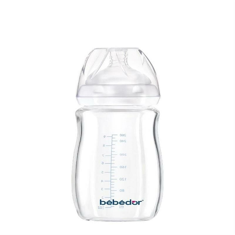 Bebedor Isıya Dayanıklı Cam Biberon 260 Ml 3 Ay+