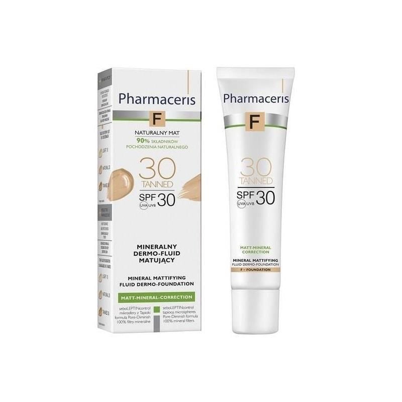 Pharmaceris F Mineral Matifying Fluid Dermo-Foundation 30 Tanned SPF30 30 ml