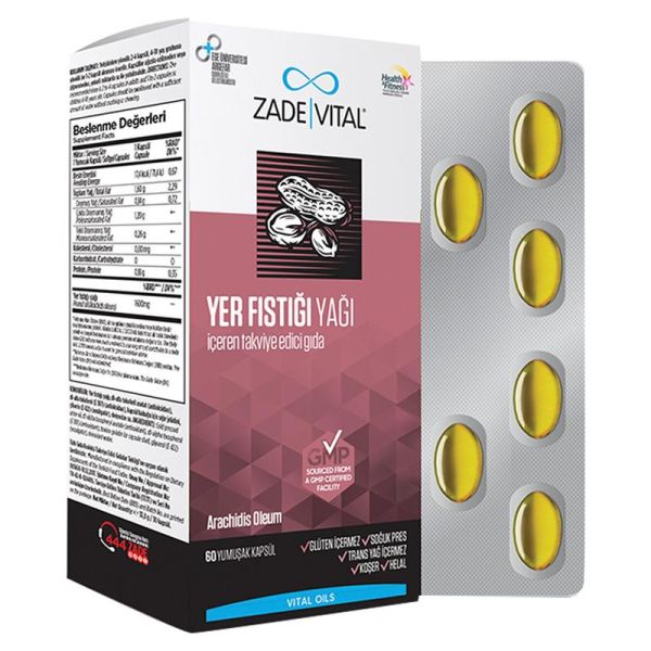 Zade Vital Peanut Oil 60 Adet