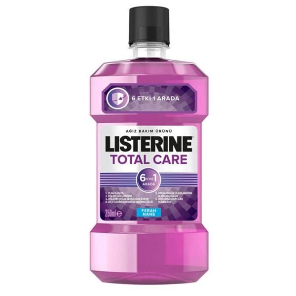 Listerine Total Care 6 Etki 1 Arada Ferah Nane Ağız Bakım Ürünü 250 ml