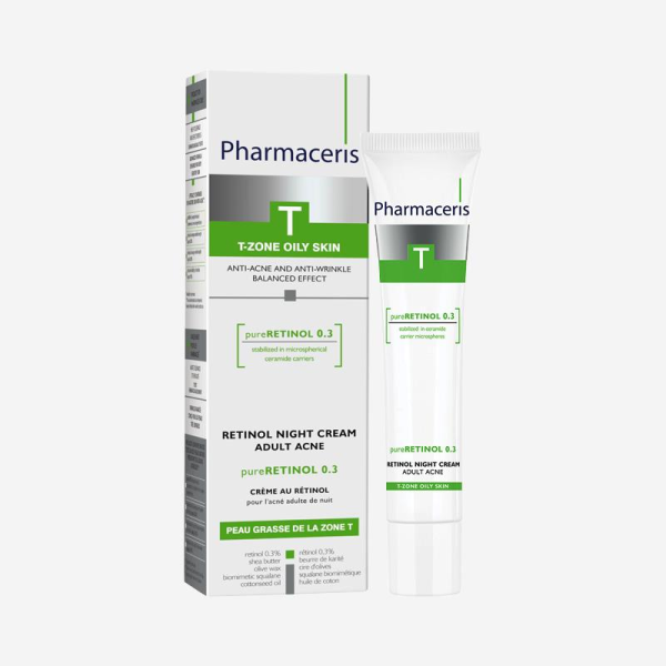 Pharmaceris T Retinol Night Cream Adult Acne 0.3 40 ml