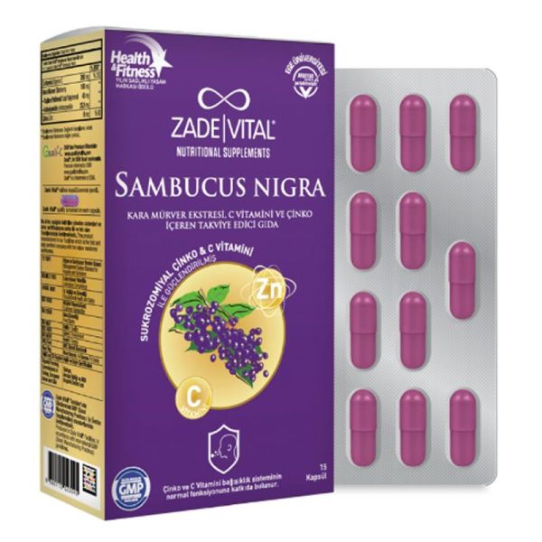 Zade Vital Sambucus Nigra 15 Adet