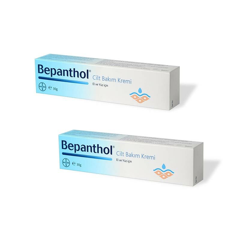 Bepanthol El ve Yüz İçin Cilt Bakım Kremi 30 gr 2'li Set