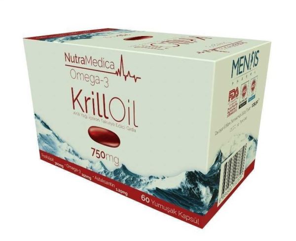 Nutramedica Omega 3 Krill Oil 750 mg 60 Kapsül