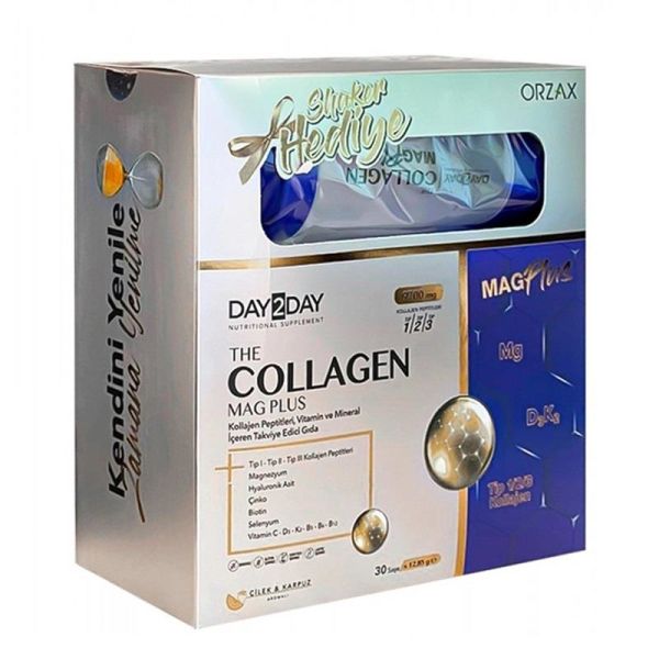Day2Day The Collagen Mag Plus 30 Saşe Shaker Hediye
