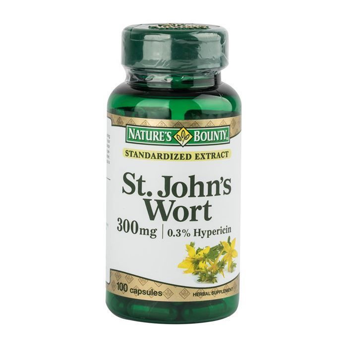 Nature's Bounty St. John's Wort 300mg 100 Kapsül