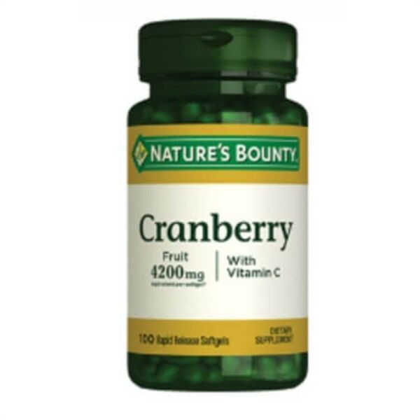 Nature´s Bounty Cranberry PlusC Vitamin 100 Softjel