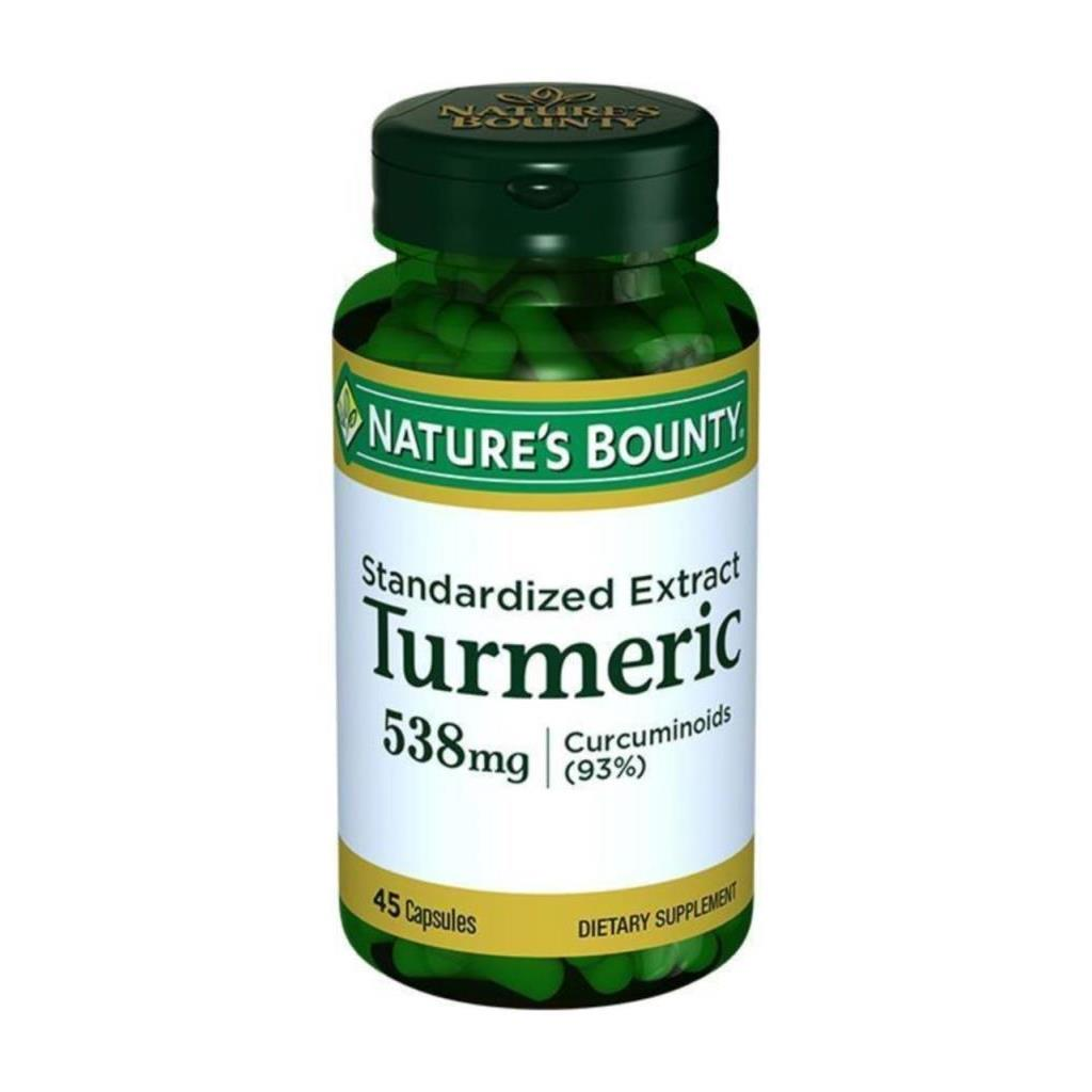 Nature´s Bounty Turmeric Standardized Extract 538 mg 45 Kapsül