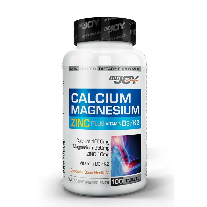 Bigjoy Vitamins Calcium Magnesium Zinc Plus 100 Tablet