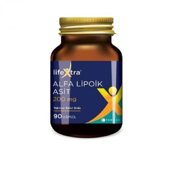 Lifextra Alfa Lipoik Asit 200 mg 90 Kapsül