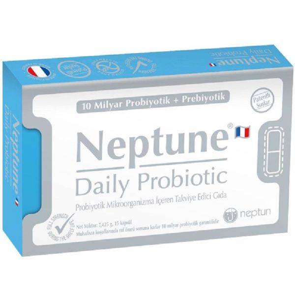 Neptune Daily Probiotic Takviye Edici Gıda 30 Kapsül