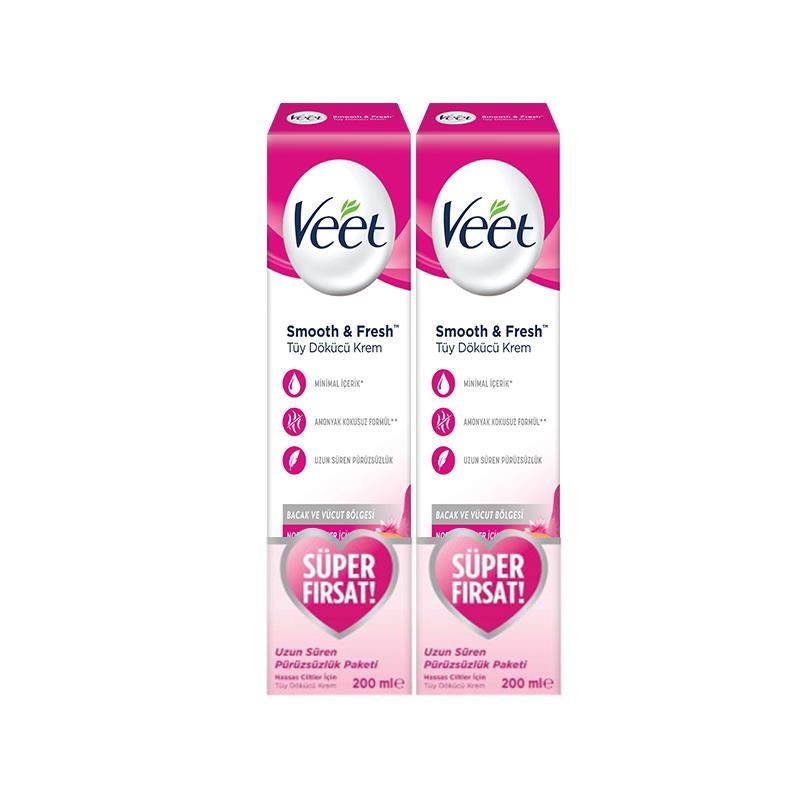 Veet Tüy Dökücü Krem Normal Ciltler İçin 200 ml 2'li Set