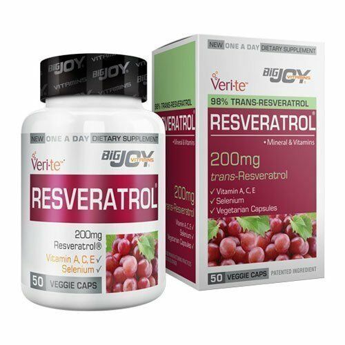 Bigjoy Vitamins Resveratrol 200mg 50 Vegi Kapsül