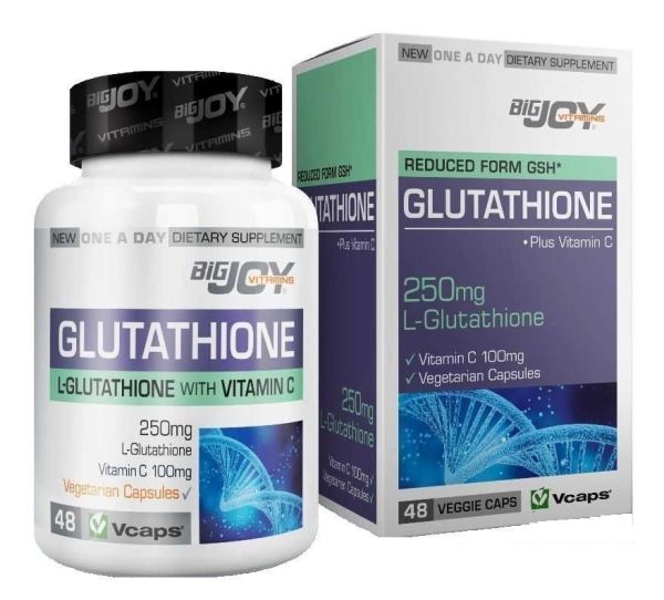 Bigjoy Vitamins L Glutathione 250mg 48 Kapsül