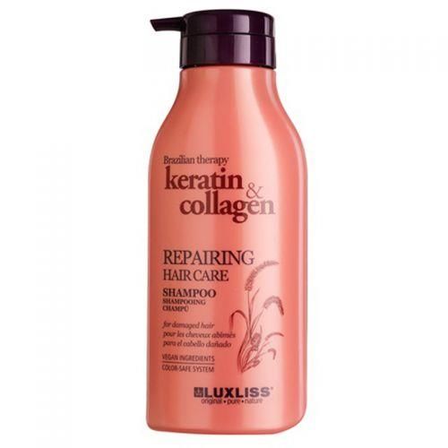 Luxliss Keratin Collagen Repairin Hair Care Shampoo 500 ml