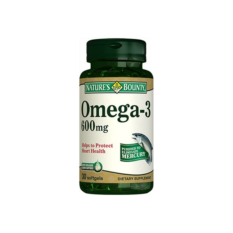 Natures Bounty Omega-3 600 mg 30 Kapsül