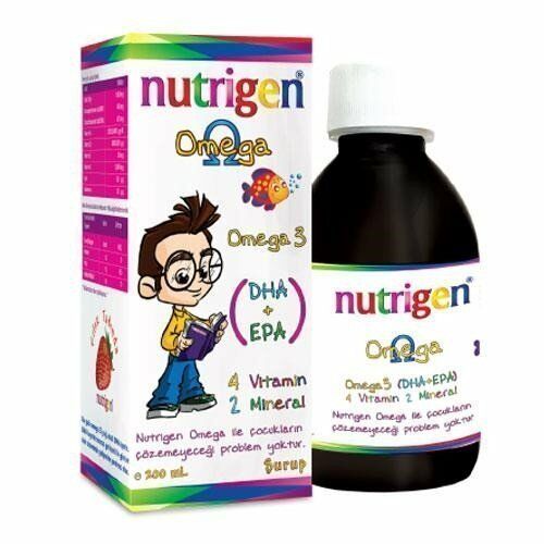 Nutrigen Omega Şurup Çilek Aromalı 200 ml