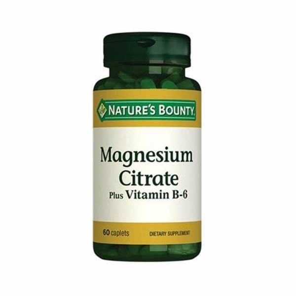 Nature's Bounty Magnezyum Sitrat Plus with Vitamin B6 60 Tablet