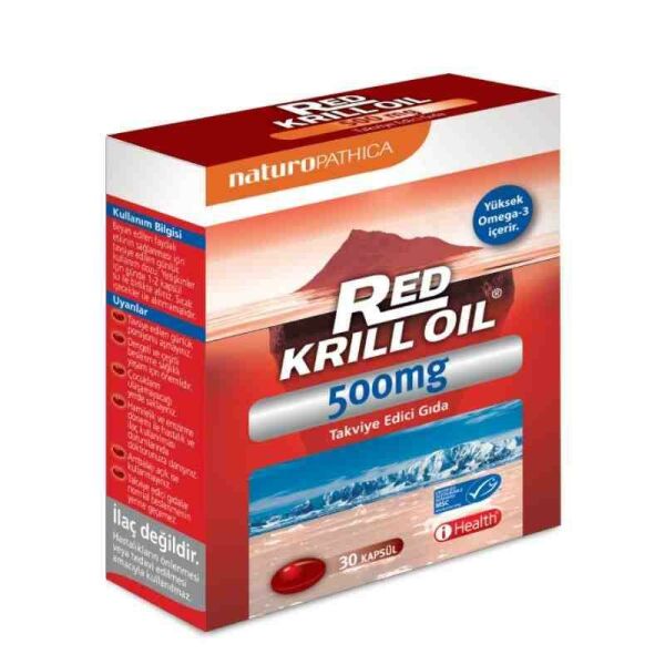 Naturopathica Red Krill Oil 500 Mg Omega-3 30 Kapsül