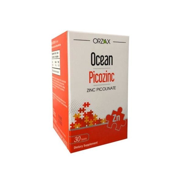 Orzax Ocean Picozinc Takviye Edici Gıda 30 Kapsül
