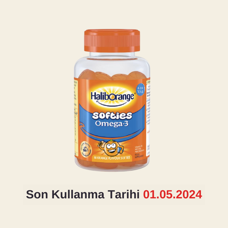 Haliborange Portakal Aromalı Omega-3 Destekli Multivitamin 60 Kapsül