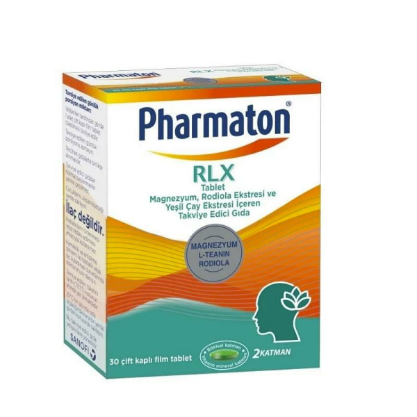 Pharmaton RLX Takviye Edici Gıda 30 Çift Kaplı Film Tablet