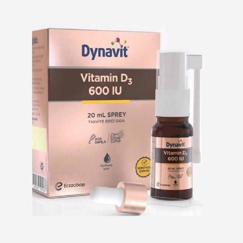 Dynavit Vitamin D3 600 IU Sprey 20 ml