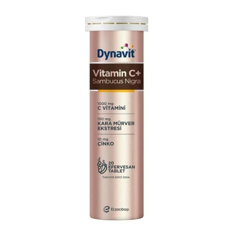 Dynavit C Vitamini Sambucus Nigra 20 Efervesan Tablet