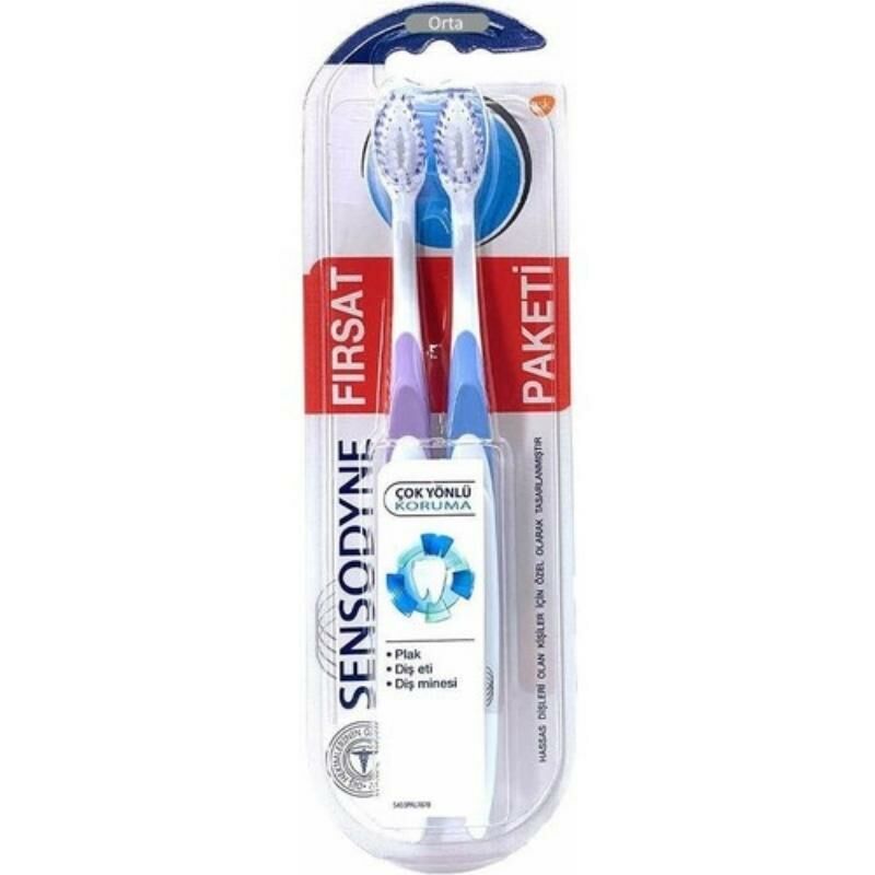 Sensodyne Çok Yönlü Koruma Diş Fırçası 1+1 Orta