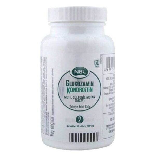 Nbl Glukozamin Kondroitin MSM 60 Tablet