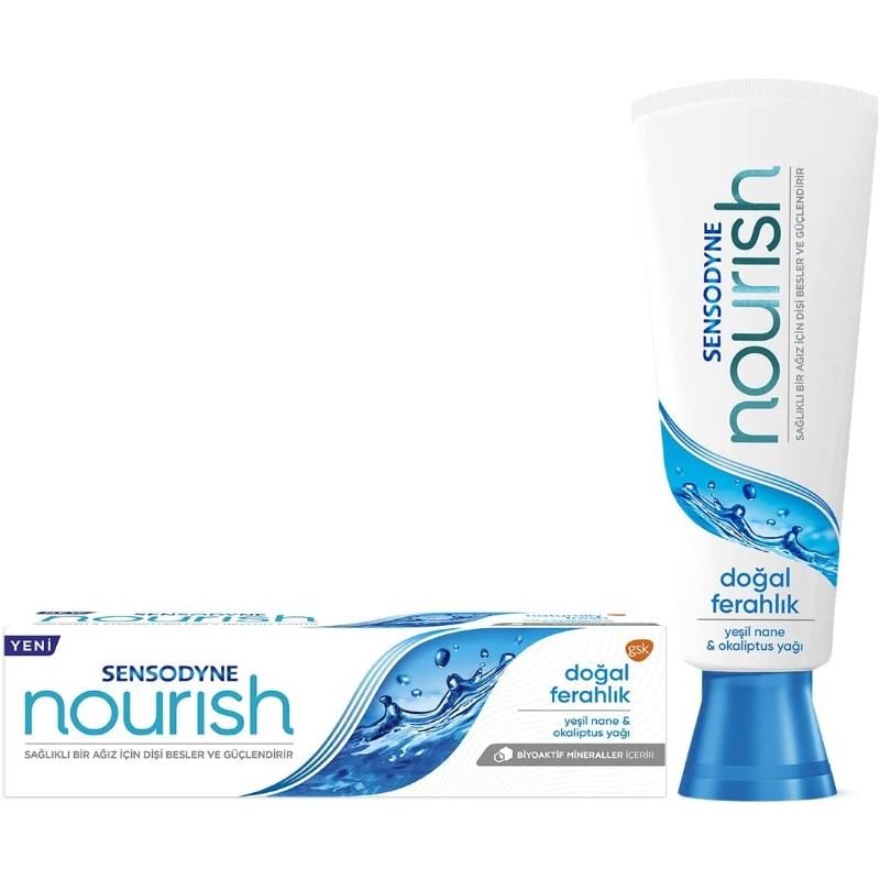 Sensodyne Nourish Doğal Ferahlık Diş Macunu 75 ml