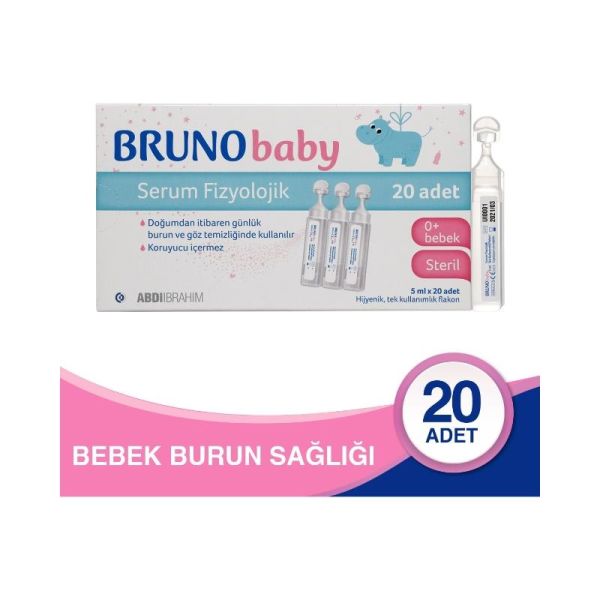 Bruno Baby Serum Fizyolojik 5 ml x 20 Adet