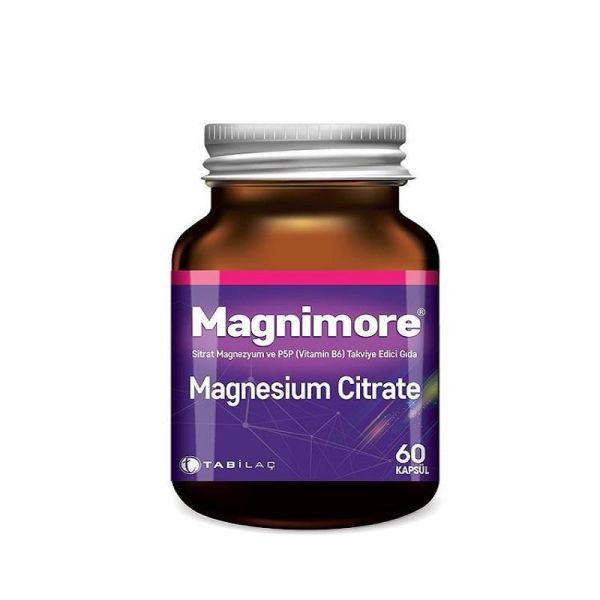 Magnimore Magnesium Citrate P5P 60 Kapsül