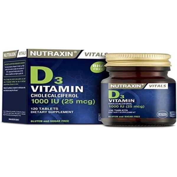 Nutraxin Vitamin D3 120 Tablet