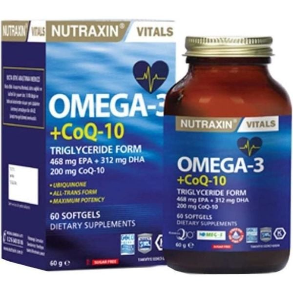 Nutraxin Omega-3+CoQ-10 60g