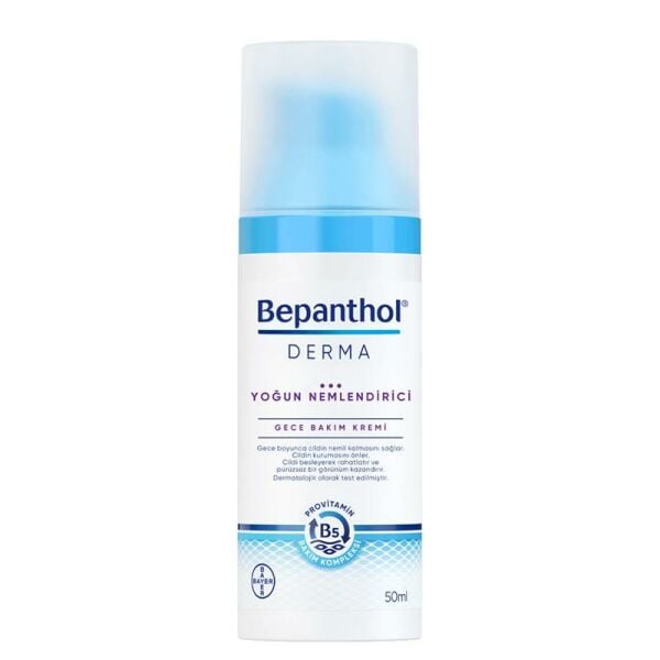 Bepanthol Derma Yoğun Nemlendirici Gece Bakım Kremi 50 ml