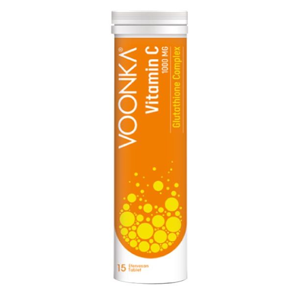 Voonka Vitamin C Glutathione Complex Efervesan 15 Tablet