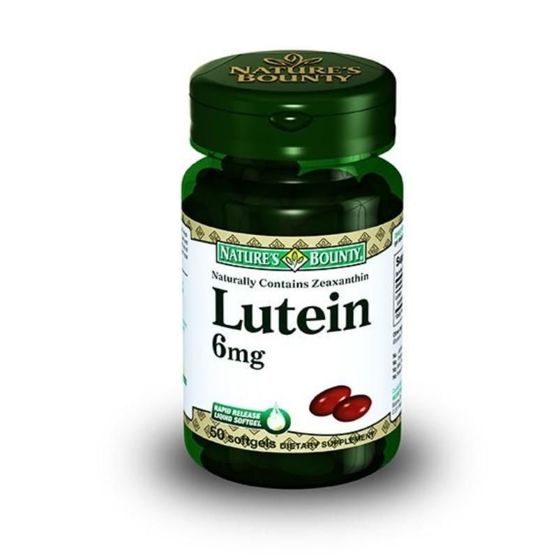 Nature's Bounty Lutein 6 mg 50 Softgels