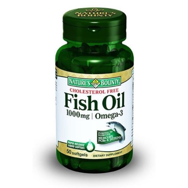 Nature's Bounty Fish Oil 1000 Mg Omega-3 50 Kapsül